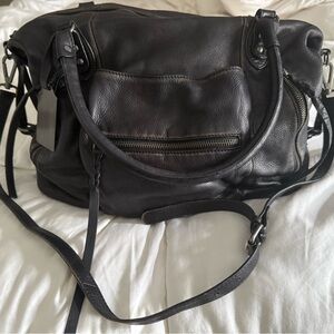 Free People Large Emerson Tote Bag in Coal